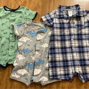Baby Boys 9 month rompers